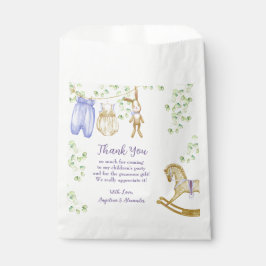 Sacolinha Chá de fraldas Favorece Bolsas com um padrão charm