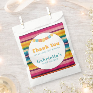 Sacolinha Chá de fraldas Fiesta Mexicano Obrigado