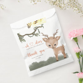 Sacolinha Chá de fraldas florestal neutro em relação ao sexo