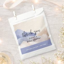 Sacolinha Chá de fraldas Moderno Das Montanhas Watercolor Ob