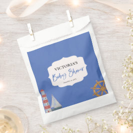 Sacolinha Chá de fraldas Náutico Blue Boy