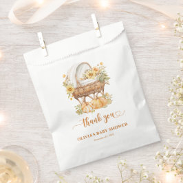 Sacolinha Chá de fraldas Neutro da Bomba de outono - Obrigad