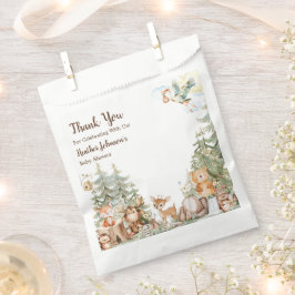 Sacolinha Chá de fraldas Neutro da Floresta de Madeira