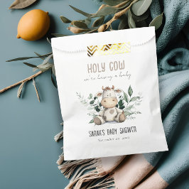 Sacolinha Chá de fraldas Neutro de Folhagem de Vaca Sagrada