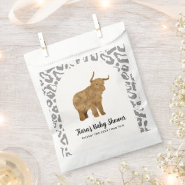 Sacolinha Chá de fraldas Ocidental Santa Vaca Arca Negra