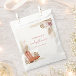 Sacolinha Chá de fraldas Pampas Boot Elegant Boots