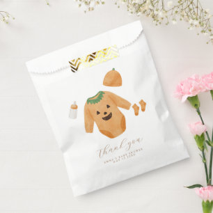 Sacolinha Chá de fraldas Pumpkin Favorecendo Bolsas