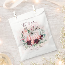 Sacolinha Chá de fraldas rosa-abóbora