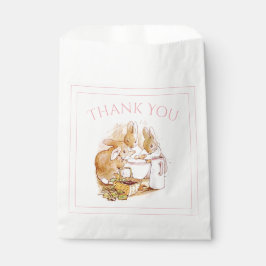 Sacolinha Chá de fraldas Rosa Bunny Rabbit