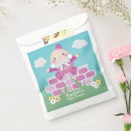 Sacolinha Chá de fraldas rosa e elegante