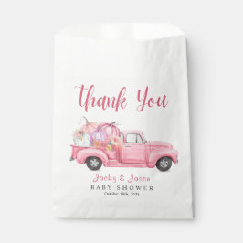 Sacolinha Chá de fraldas Rosa Pumpkin Doce