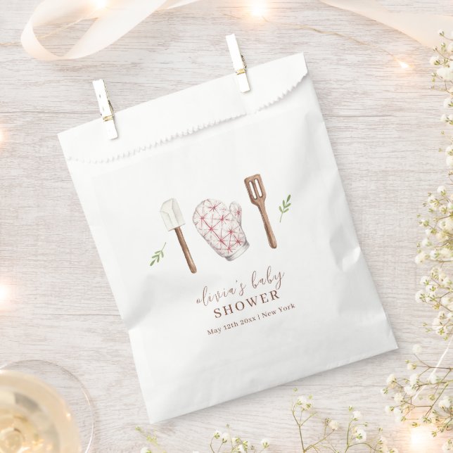 Sacolinha Chá de fraldas Rustic Modern Chef Kitchen (Cortado)