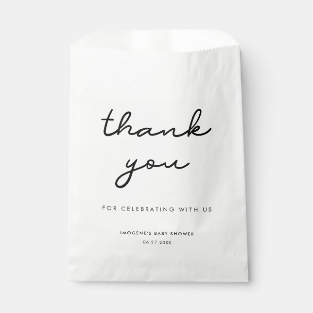 Sacolinha Chá de fraldas simples (Frente)