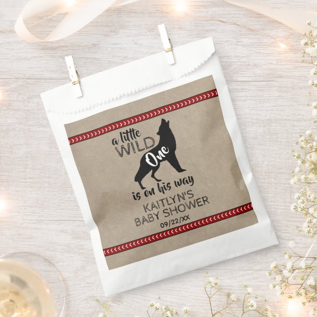 Sacolinha Chá de fraldas Wild One Boys (Cortado)