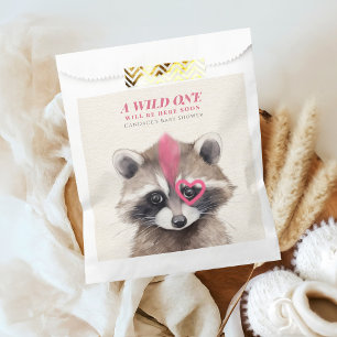 Sacolinha Chá de fraldas Wild One Mohawk Raccoon