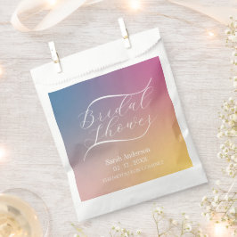 Sacolinha Chá de Noiva com Escrita à Mão Clássica Gradiente 