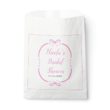 Chá de Noiva com Laço Rosa