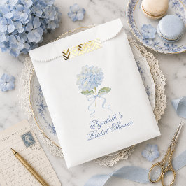 Sacolinha Chá de Noiva Elegante Hortênsia Azul