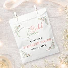 Sacolinha Chá de Noiva Floral Retrô Fofa