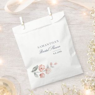 Sacolinha Chá de panela Botânico Floral Rosa Elegante
