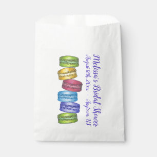Sacolinha Chá de panela da Pilha de Biscoitos Macaron Francê