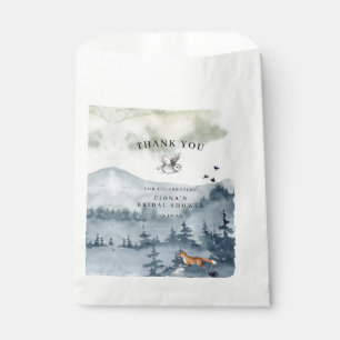 Sacolinha Chá de panela de Animais da Floresta de Aquarelas