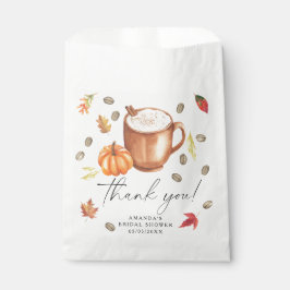Sacolinha Chá de panela de café da abóbora Obrigado
