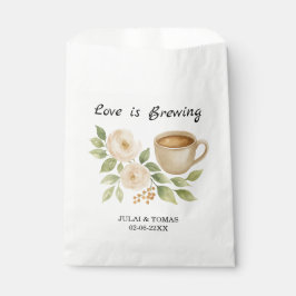 Sacolinha Chá de panela De Café Floral Elegante