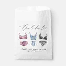 Sacolinha Chá de panela de Lingerie de rendas francês