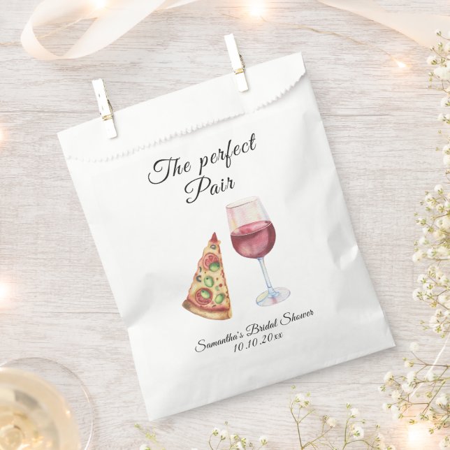 Sacolinha Chá de panela de Par Perfeito com Aquarela (Cortado)