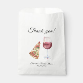 Sacolinha Chá de panela De Par Perfeito Com Aquarela Obrigad