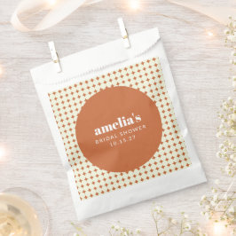 Sacolinha Chá de panela de Tendência Retroativa do Terracott