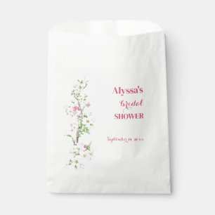 Sacolinha Chá de panela do Flor da Maçã Personalizado