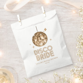Sacolinha Chá de panela Dourado Disco Ball Disco Brilho