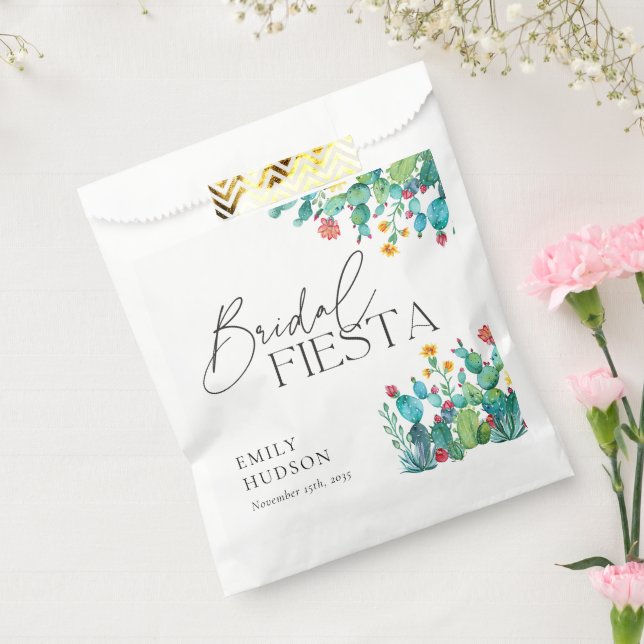 Sacolinha Chá de panela Fiesta Mexicano Cactus (Selado)