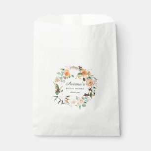 Sacolinha Chá de panela Floral Russo Fall Obrigado