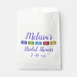 Sacolinha Chá de panela Pastel French Macaron Cookie Paery