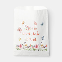 Sacolinha Chá de panela Personalizado de Flores Selvagens e