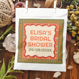 Sacolinha Chá de panela PERSONALIZADO do Retro Boho Fun