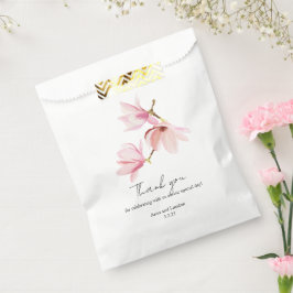 Sacolinha Chá de panela Romântico Magnolia Watercolor