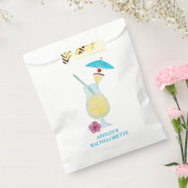Sacolinha Chá de panela Tropical de Casamento Piña Colada