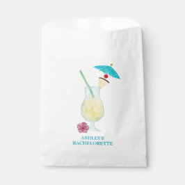 Sacolinha Chá de panela Tropical de Casamento Piña Colada