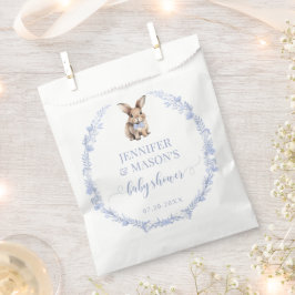 Sacolinha Chá de Páscoa de coelho azul-poeirento