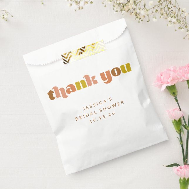 Sacolinha Chá Personalizado de Texto Retroativo do Groovy Te (Selado)