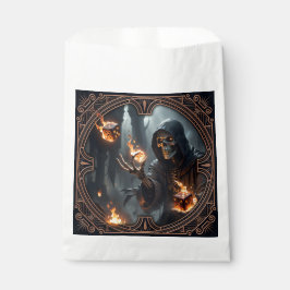 Sacolinha Chamas Góticas, a guardiã dos dados queimados.