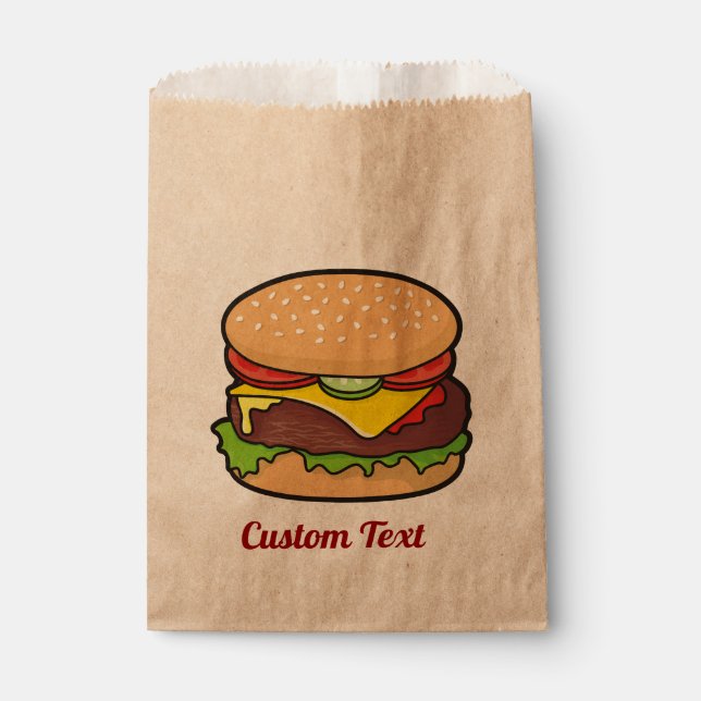 Sacolinha Cheeseburger Favor Bag (Frente)