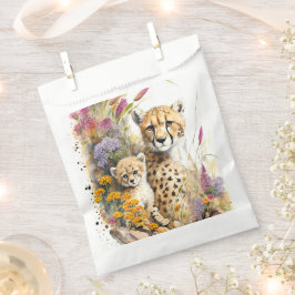 Sacolinha Cheetah Baby e mamãe