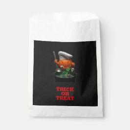 Sacolinha Chef Abóbora Caldeirão Truque ou Tratamento de Hal