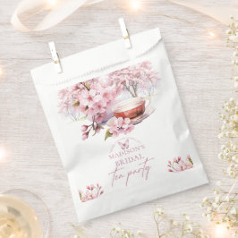 Sacolinha Cherry Blossom Bridal Tea Personalizada