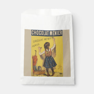 Sacolinha Chocolat Menier Little Girl Escrevendo